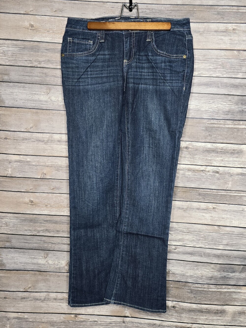 Women's Simply Vera Wang Bootcut Jeans, Size 2 Short